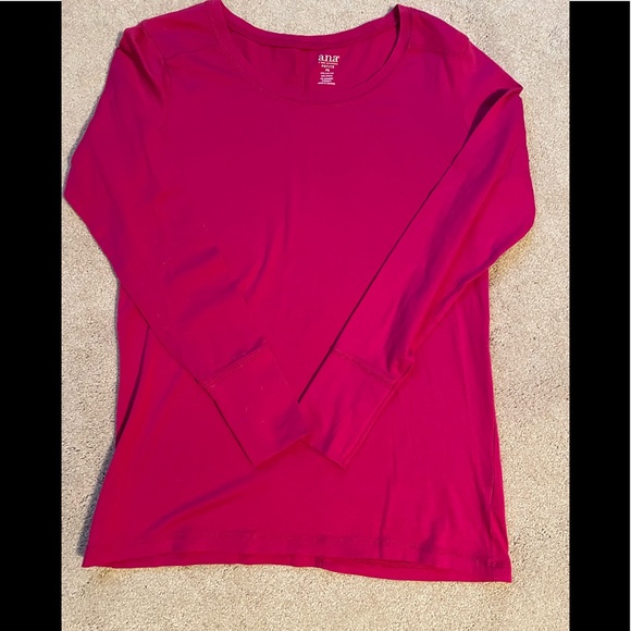 ANA Woman’s Hot Pink Long Sleeve shirt - Picture 1 of 2